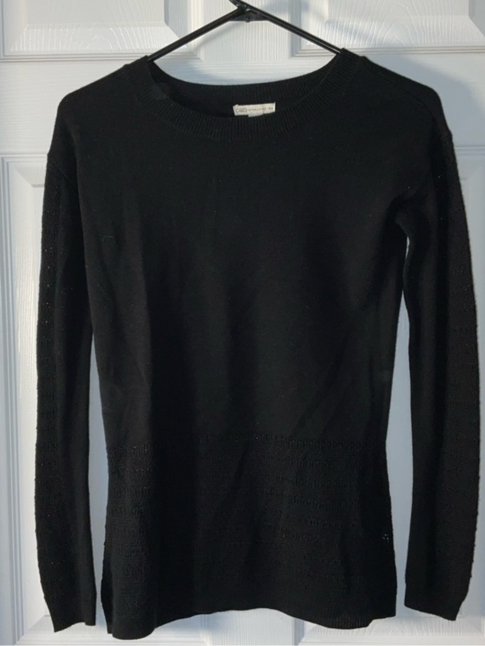 Cato Black Crewneck Knit Top